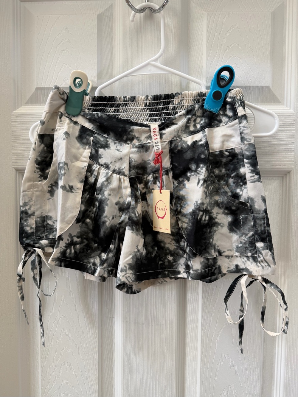 NWT RAGA Tie Dye Boho Resort Shorts XS